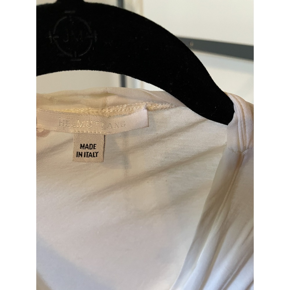 Helmut Lang SS 2005 Archive Twisted Draped Sleeveless Top White IT 40 S XS - Picture 2 of 9
